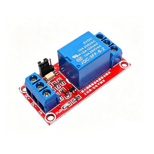 โมดูลรีเลย์ 1 ช่อง 5V 12V 24V บอร์ดโมดูลรีเลย์พร้อมออปโตคัปเปลอร์ รองรับทริกเกอร์ระดับสูงและต่ำ - Product Image 1