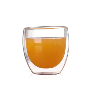 <span class=keywords><strong>Hot</strong></span> <span class=keywords><strong>sale</strong></span> high borosilicate double glass water cup milk coffee cup - Product Image 1