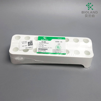 Support de tubes à centrifuger coniques Bioland à 16 trous CF05-15 pour tubes de 5 ml et 15 ml, fournitures de laboratoire