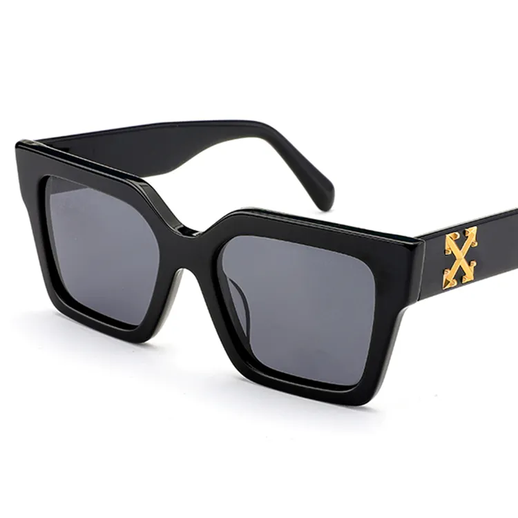 Retro Designer Handmade Acetate Sun Glasses Polarized Custom Logo Square Women Sunglasses Unisex Luxury Manufacturers