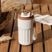 Cadeau d'affaires, thermomètre numérique, gobelet à café, acier inoxydable 316, tasse de voyage isotherme, gobelet à eau réutilisable