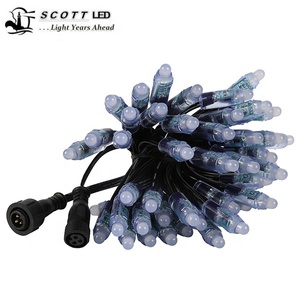 50ct Nút 18awg Trở Lại Dây Thông Minh RGB <span class=keywords><strong>Pixel</strong></span> <span class=keywords><strong>Bullet</strong></span> <span class=keywords><strong>WS2811</strong></span> 12V <span class=keywords><strong>Led</strong></span> Chuỗi Địa Chỉ Kỹ Thuật Số Đầy Đủ Màu Sắc Không Thấm Nước Pigtail - Product Image 1