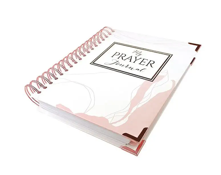 Meilleure vente en gros Carnet de notes A5 à reliure spirale personnalisé Couverture en papier Grille à points Bloc-notes à sublimation