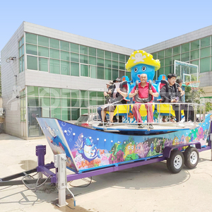 Outdoor Playground Portable Amusement Ride Attraction Park Equipment Trailer <strong>Flying</strong> <strong>Car</strong> for Sale - Product Image 5