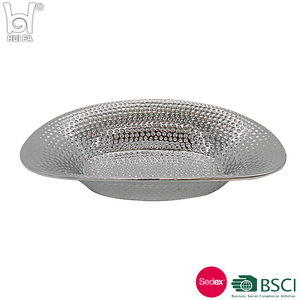 <span class=keywords><strong>Plato</strong></span> decorativo de cerámica de gres plateado <span class=keywords><strong>para</strong></span> boda o Navidad, decoración del hogar, características elegantes, diseño de soporte de vela - Product Image 3