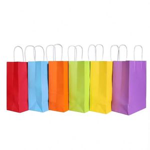 Custom Printed Kraft Paper Bag with Twisted Handle Offset Printing Surface Handling for Household Products and Crafts Packaging - Product Image 6