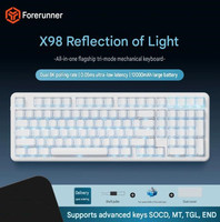 X98 Wireless Wired BT Tri-Mode Dual-8K Mechanical Keyboard (Gaming & Office) for Gaming and Esports