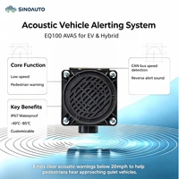 Système d'alerte acoustique pour véhicules Premium Safety EQLVS100-b, tension de fonctionnement 12V, étanche IP67, plastique, sirène bidirectionnelle pour piétons
