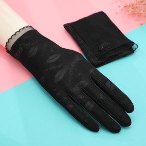 Дешевые сенсорный экран вождения летние солнцезащитные защитные кружевные перчатки для женщин - Product Image 1