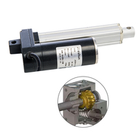 Actionneur linéaire électrique étanche IP65 12V 24V CC, 2000N haute force, avec interrupteur de fin de course intégré, course optionnelle
