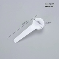 Cuillères doseuses en plastique 1g 2.5g 3g 5g 10g 10.5g pour lait en poudre