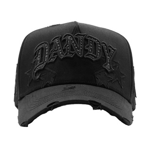 Casquette de baseball en toile 5 panneaux OEM ODM personnalisée, nouvelle collection El Mago 31 Fuerza Regida, doublure en coton, daim et satin, broderie 3D, lettres sportives - Product Image 1