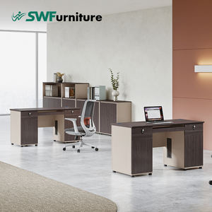 Modern and Luxurious Single <b>Workstation</b> Table for Trading Staff, European Minimalist Style Modular Office <b>Desk</b> - Product Image 3