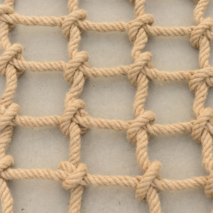 Hanf Naturseil-Kletternetz Kinder-Sicherheitsnetz Jute-Netzwerk Maßgefertigtes Weiches Langlebiges Kinder-Kletternetz - Product Image 6