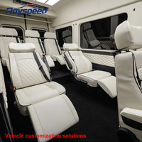 Sièges de capitaine en cuir personnalisés de luxe pour Mercedes Sprinter Van - Sièges VIP avec angle réglable et imperméables