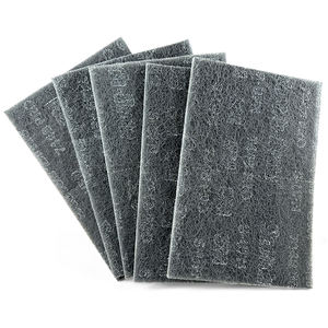 Heavy-Duty <span class=keywords><strong>Red</strong></span> nylon bền cọ rửa <span class=keywords><strong>Pad</strong></span> 10 mét chà Pads cho đánh bóng satin hoàn thiện OEM tùy chỉnh cho derusting descaling - Product Image 4