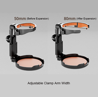 Support de tasse pour aérateur de voiture, pliable, réglable, rotatif à 360°, universel, pour bouteille de boisson, accessoires intérieurs de voiture