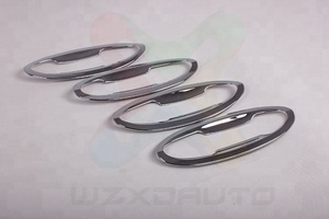 WZXDAUTO Car <b>Chrome</b> Cover Accessories High Quality <b>Chrome</b> Kit Handle Lamp Stickers Trim for 2013 - Product Image 3