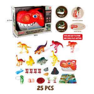Juguete de Plástico con Animales y Estuche de Almacenamiento de Dinosaurios, Tiburón, Tigre, Vaca, Set de Juego <span class=keywords><strong>Zoom</strong></span> - Product Image 6