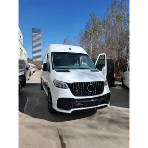 Sprinter mise à niveau vers un Kit de carrosserie de style pour Mercedes <span class=keywords><strong>Benz</strong></span> W906 W907 W910 2018 pare-chocs de voiture avec calandre accessoires Auto - Product Image 5
