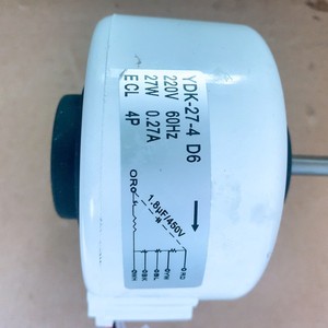 ชิโก้ YDK-27-4 D6 มอเตอร์เครื่องปรับอากาศ 220V 60Hz 27W มอเตอร์พัดลมภายในสำหรับ AC ระบบควบคุมความเร็วแบบอิเล็กโทรเมคานิคอล - Product Image 1