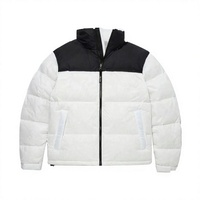 Veste matelassée unisexe coupe ample pour homme et femme, en toile, avec fermeture éclair, écologique, coupe-vent, doublée de polaire en coton, pour l'hiver, pour couple