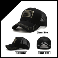 Mujeres Hombres EE. UU. Bandera Malla Gorra de béisbol Moda Hombre Mujer Transpirable Snapback Sombreros Unisex Trucker Sombreros Gorra Nuevo