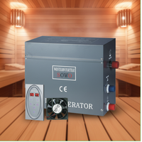 Generator Uap Basah 3-18Kw Satu Fasa Portabel CE ETL dengan Panel Kontrol Komputer Modern, Peralatan Sauna Mandi Uap KL-301