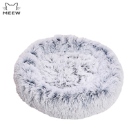 Coussin pour animaux de compagnie en peluche longue et confortable, résistant aux griffures, pour chiens et chats, idéal pour l'automne et l'hiver, directement de l'usine