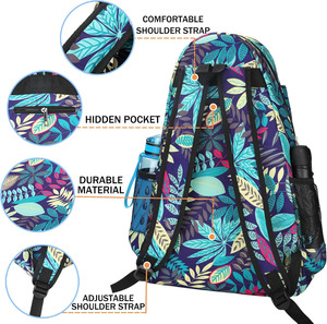 Échantillon gratuit Sac à dos personnalisé pour raquette de tennis Sacs de voyage et de plage compatibles avec des logos uniques Acheter un sac de tennis personnalisable - Product Image 4