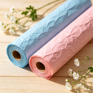 Flexible Crepe <b>Paper</b> Vibrant Color DIY Craft Material For Flower Making Party Decor And Gift <b>Wrapping</b> - Product Image 4