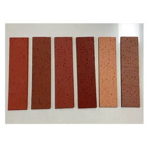 सामग्री mcm नरम मिट्टी मिट्टी मिट्टी के बरतन लाल बाहरी हिस्से में विभाजित ईंट लचीला faux पत्थर के मुखौटे दीवार - Product Image 1