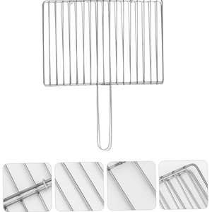 Parrilla Formas personalizadas Barbacoa de acero inoxidable Estante Bandeja de alambre Cruz Red Clip Parrilla Horno Bandeja Barbacoa <span class=keywords><strong>Malla</strong></span> - Product Image 4