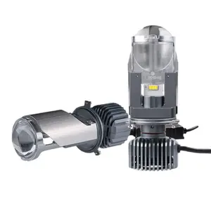 Lâmpada LED para farol dianteiro de carro, fornecedor chinês H4 110w de alta potência, lâmpada para farol dianteiro com lente bi-projetor, mini 12V, lâmpada para farol automático