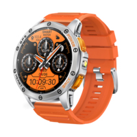Reloj Inteligente K67 para Natación con Linterna, GPS, Resistente al Agua, Correa de Silicona, Brújula Barométrica, Altímetro, Respuesta de Voz por IA, Llamadas, Calendario