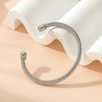 Gelang Minimalis Trendy Terbaru dari Baja Anti Karat, Rantai Jari yang Ramping, Gelang Wanita Lapis Emas, Grosir