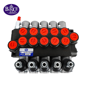 Commande directionnelle hydraulique à joystick pour mini-excavatrice, multi-voies P40 P60 P80 P120, 5 bobines, 3 voies - Product Image 4