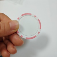 Marqueur de balle de golf personnalisé avec logo, 40 mm, en ABS, jetons de poker, cadeau d'entreprise écologique, impression UV sérigraphiée disponible, XINGYANG GMP20