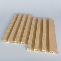 Vente directe usine : Panneaux de grille WPC 160 mm – Murs de fond tendance et Instagrammables ; Panneaux décoratifs 3D gaufrés de luxe léger