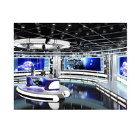 Pantalla LED para Interiores/Exteriores de Alta Frecuencia de Actualización de 7680 Hz, IP65, P1.25 P1.53 P1.86, Pantalla HD 8K para Estudio de TV, Sala de Control, Más de 5 Años de Duración