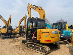 Excavadora de orugas Sany 75-8 2019 modelo 7,28 TON fuerza de excavación fuerte precisa y rápida 100% precio listo Hitachi Kobelco usado - Product Image 2