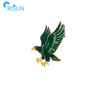 Spille con risvolto personalizzato con Logo <span class=keywords><strong>uccello</strong></span> volante nero con smalto morbido con smalto a forma di <span class=keywords><strong>aquila</strong></span> - Product Image 3