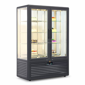 Một cửa tủ trưng bày bánh thủy tinh bốn mặt tủ lạnh xoay nhiệt độ đơn - Product Image 3