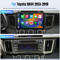Radios de coche originales de fábrica, reproductor de MP3 Bt con función de llamada telefónica, cámara de configuración de EQ FM RDS para Toyota RAV4 2013-2018