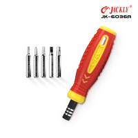 Jeu de tournevis à cliquet de précision au chrome vanadium, ensemble personnalisé OEM de poche en plastique, 31 pièces