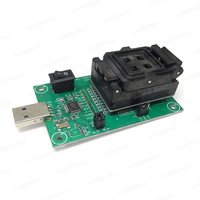 Uji IC eMMC BGA153 BGA169 soket ic adaptor USB 11.5x13mm Uji Flash NAND untuk programmer