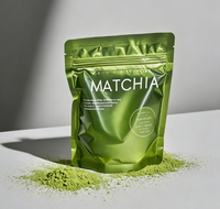 Sacs refermables en Mylar personnalisés pour l'impression numérique, emballage pour café, thé, matcha, sachet biodégradable pour poudre