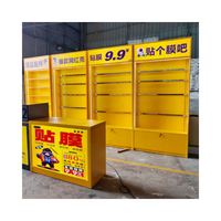 Kiosque de réparation d'accessoires de téléphonie mobile Lilai PSC-10 Mall, petit kiosque de vente au détail de coques de téléphone portable, vitrine en bois, 12 options de couleurs en vente