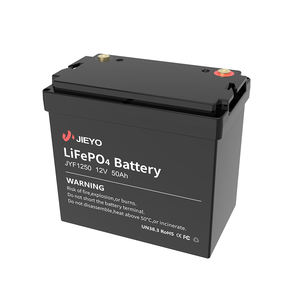 Bateria Líquida Personalizada JIEYO JYF12050 12V LiFePO4 50Ah-400Ah Certificada CE/FCC 6000 Ciclos Garantia de <span class=keywords><strong>2</strong></span> Anos Armazenamento de Energia - Product Image 1