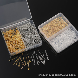 Kit de joyería DIY, juego de agujas de doble compartimento, formas mixtas de cobre y hierro para hacer pendientes, pulseras, collares y accesorios. - Product Image 5